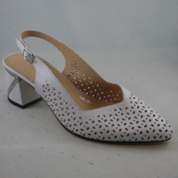 Loujo CAMILAWHT Camila Sling Heel